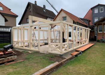 Fachwerk Gartenhaus aus Göddeckenrode