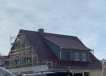 Einfamilienhaus rot