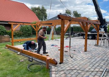 Konventionelles Carport aus Göddeckenrode