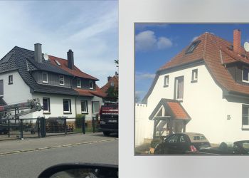 Steildach - Doppelhaushälfte