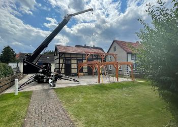 Konventionelles Carport aus Göddeckenrode