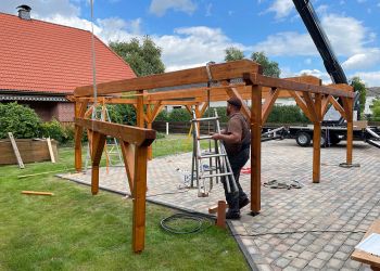 Konventionelles Carport aus Göddeckenrode