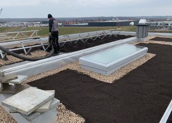 Dachbegrünung mit Solartechnik aus Göddeckenrode