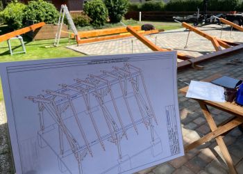 Konventionelles Carport aus Göddeckenrode
