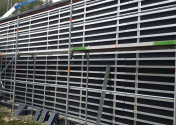 Brandschutzwand aus Göddeckenrode