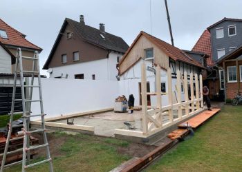Fachwerk Gartenhaus aus Göddeckenrode